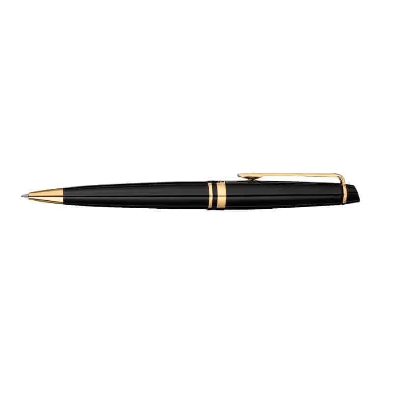 Custom Waterman Expert Ballpoint - Black - Gold Trim - 1