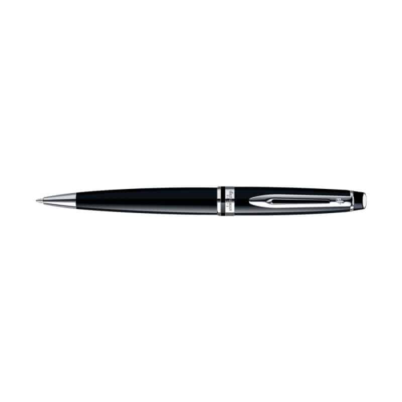 Custom Waterman Expert Ballpoint - Black - Silver Trim - 2
