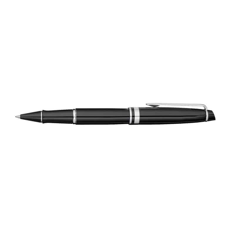 Custom Waterman Expert Rollerball - Black - Silver Trim - 1