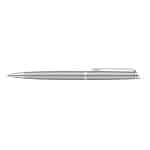 Custom Waterman Hemisphere Ballpoint - Blue Ink - Stainless Steel - Silver Trim - 1