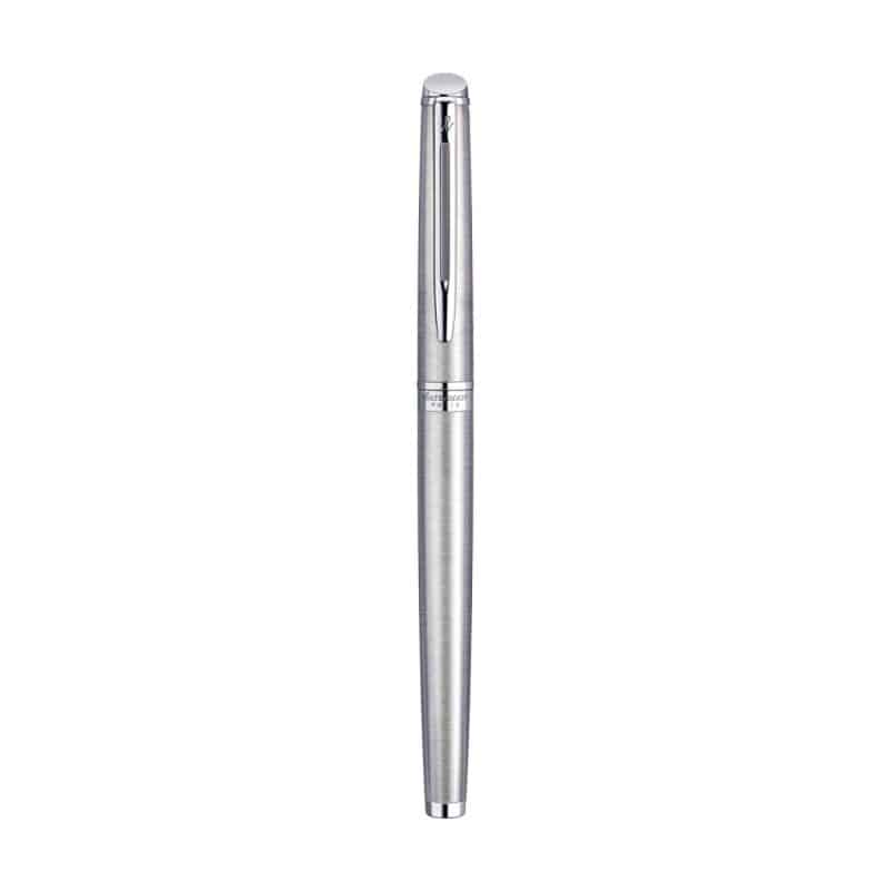 Custom Waterman Hemisphere Rollerball - Stainless Steel - Silver Trim - 3