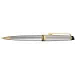 Custom Waterman® Expert Stainless Steel Ballpoint Pen w/Gold Trim - 3