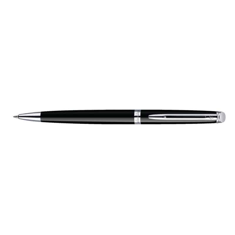 Custom Waterman® Hemisphere Ballpoint Pen (Black Lacquer CT) - 2