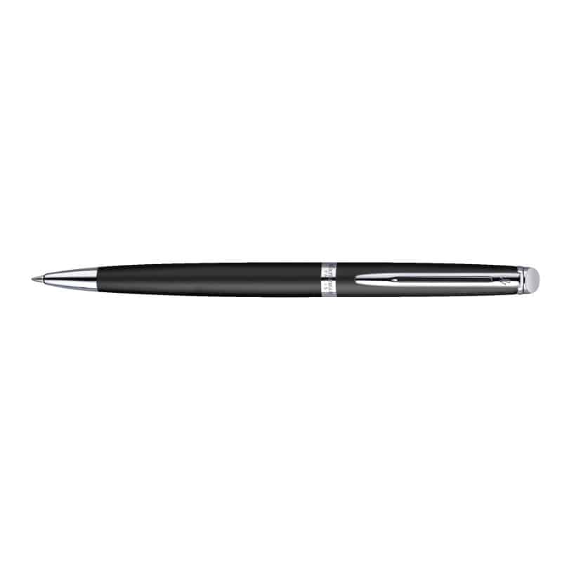 Custom Waterman® Hemisphere Ballpoint Pen (Matte Black CT) - 2