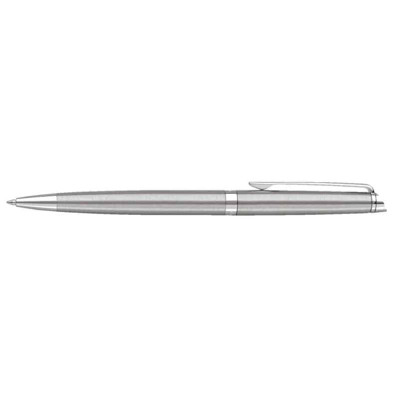 Custom Waterman® Hemisphere Ballpoint Pen (Stainless Steel CT) - 2