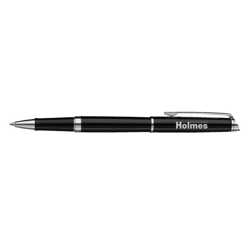 Custom Waterman® Hemisphere Rollerball Pen (Black Lacquer CT)
