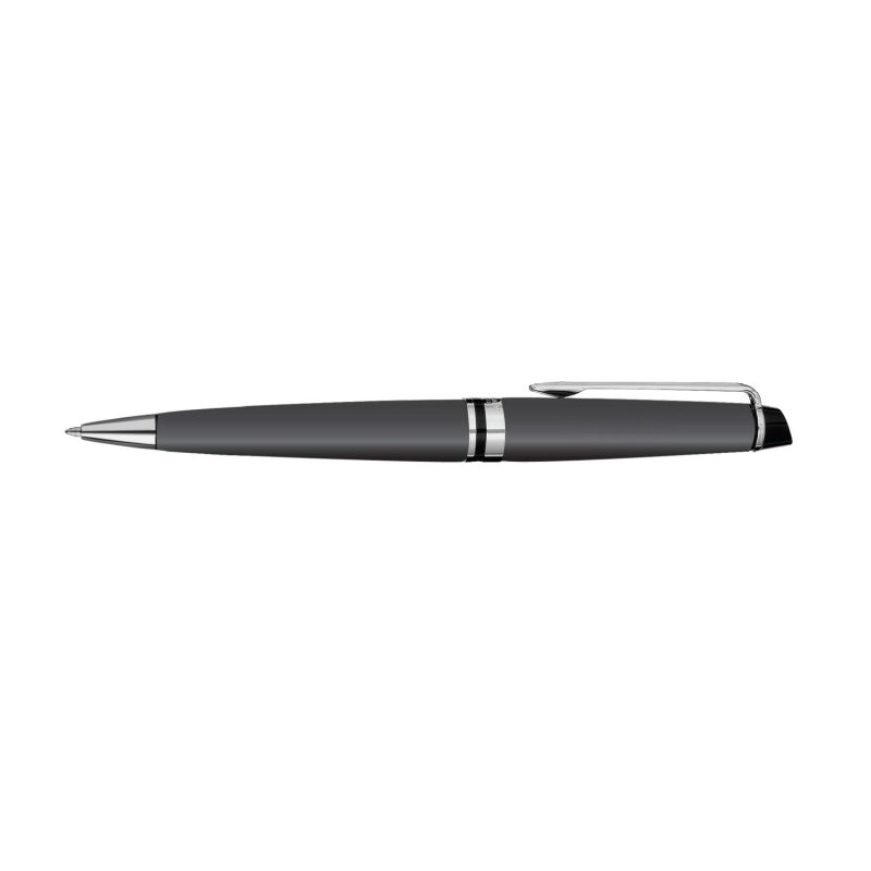 Custom Waterman Expert Ballpoint - Matte - Black Matte - Silver Trim - 1