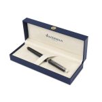 Custom Waterman Expert Rollerball - Matte - Black Matte - Silver Trim - 4
